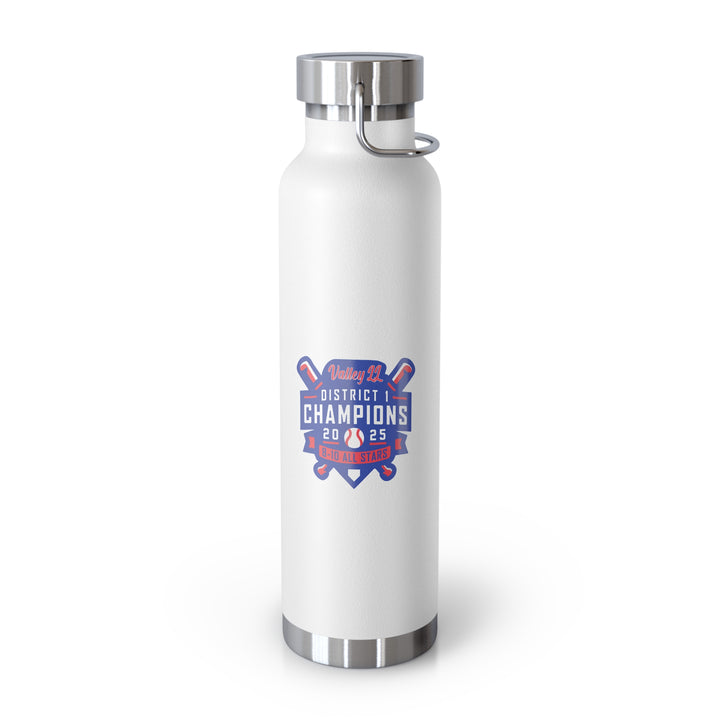 Valley Little League Copper Vacuum Insulated Bottle 22oz - District Champions