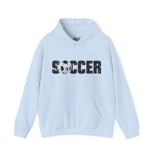 Soccer Adult Unisex Basic Hooded Sweatshirt