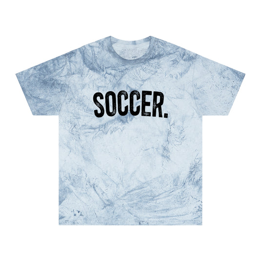 Rustic Design Soccer Adult Unisex Colorblast T-Shirt