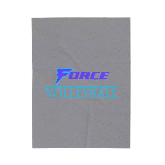 Force Volleyball Club Velveteen Plush Blanket