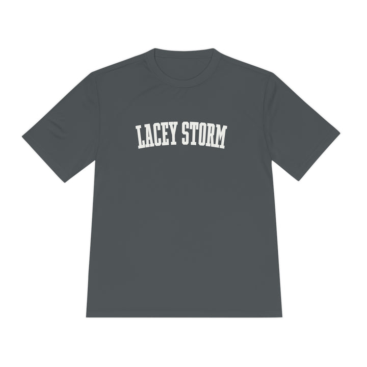 Lacey Storm Unisex Adult Moisture Wicking T-Shirt - Plain Text Design