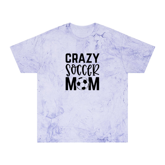 Crazy Soccer Mom Adult Unisex Colorblast T-Shirt