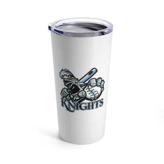 Knights White Tumbler 20oz