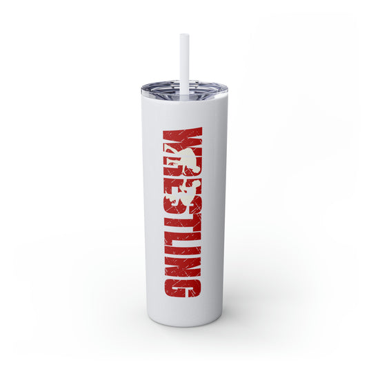 Wrestling 20oz Skinny Tumbler