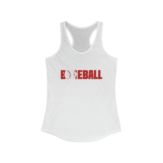 Baseball Adult Women's Racerback Tank