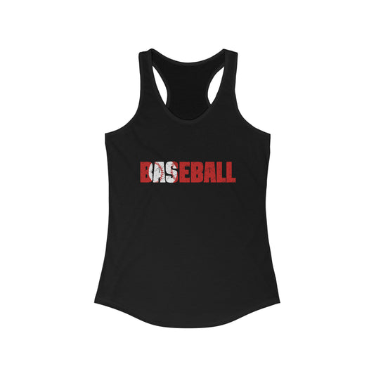 Baseball Adult Women's Racerback Tank