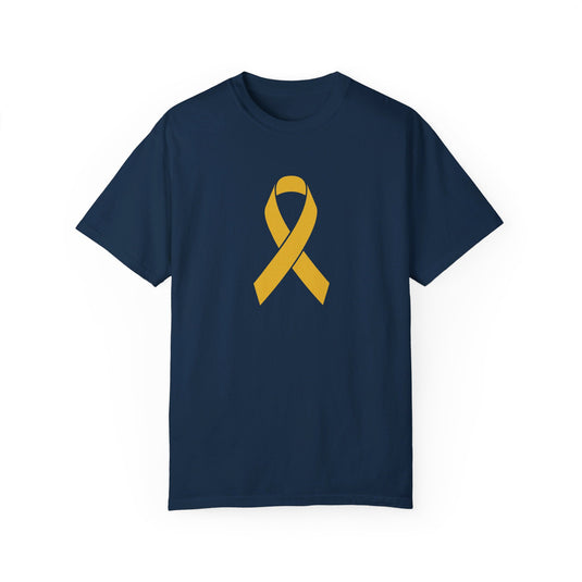 Cancer Ribbon Adult Unisex Premium T-Shirt