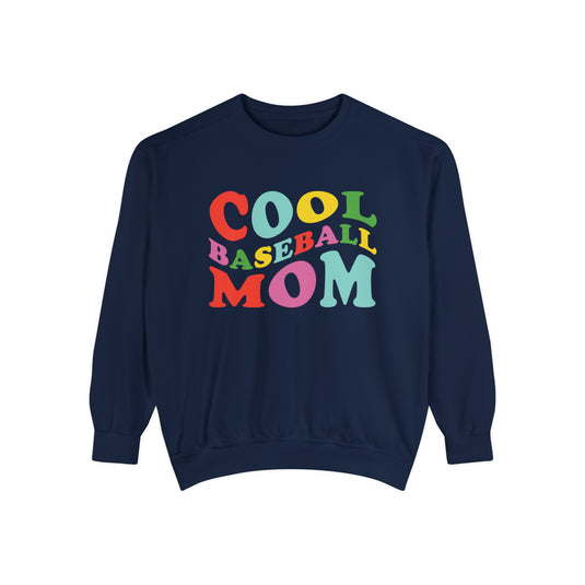 Cool Baseball Mom Adult Unisex Premium Crewneck Sweatshirt