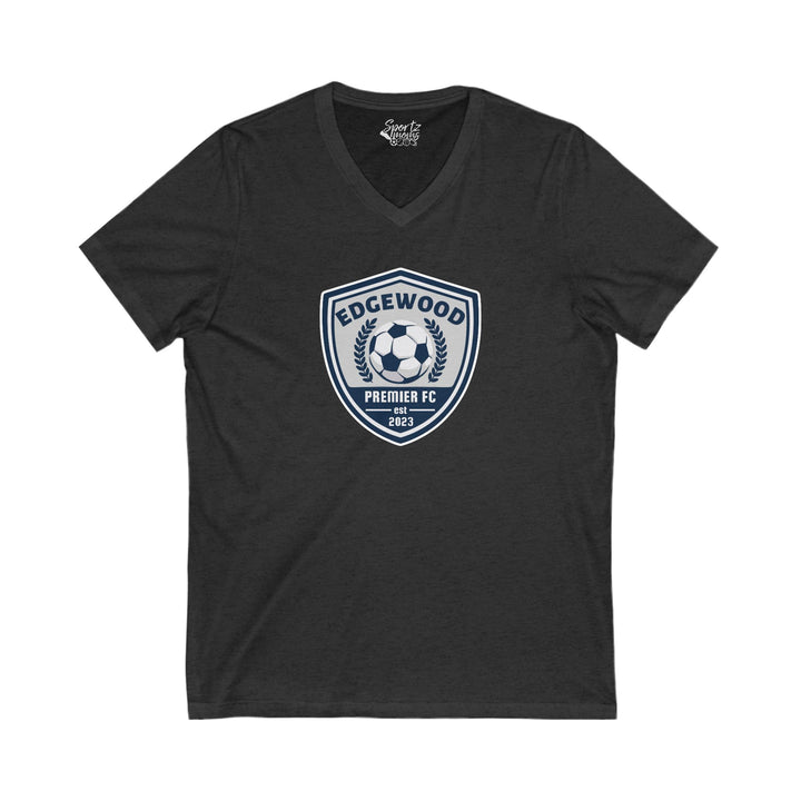 Edgewood Premier FC Unisex Adult Women's V-Neck T-Shirt