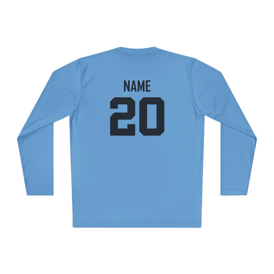 Unisex Adult Long Sleeve Competitor Moisture Wicking Shirt Color Options 2
