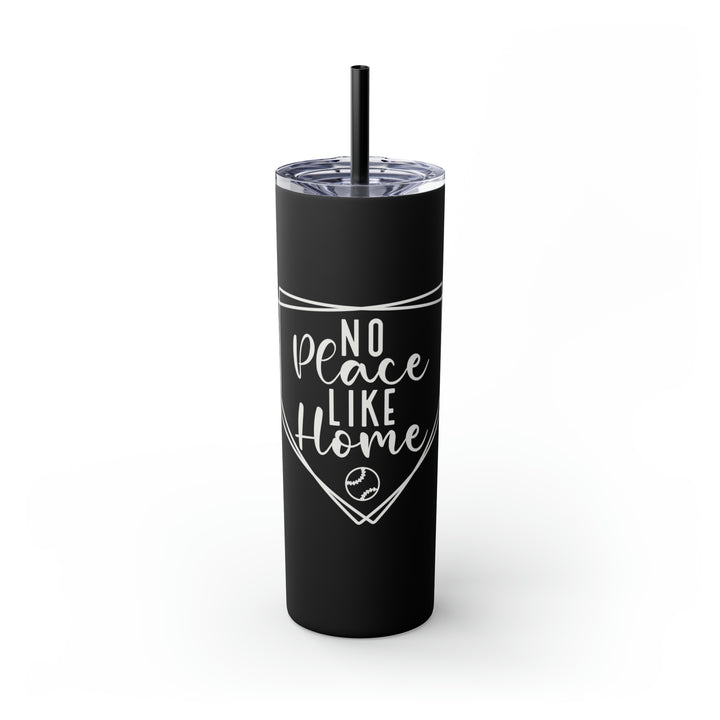 No Place Like Home V2 Baseball 20oz Skinny Tumbler with Straw in Matte or Glossy
