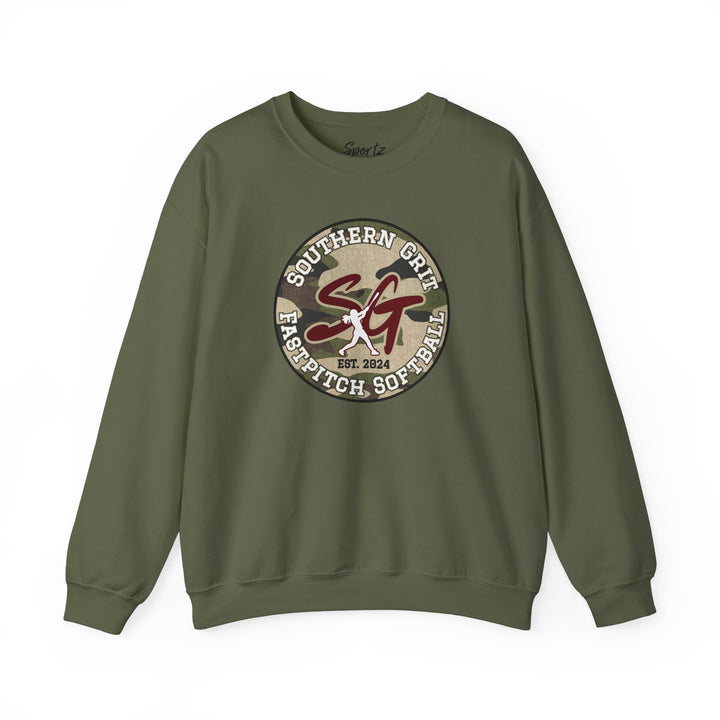 Southern Grit Unisex Adult Crewneck Sweatshirt w/Both Logos