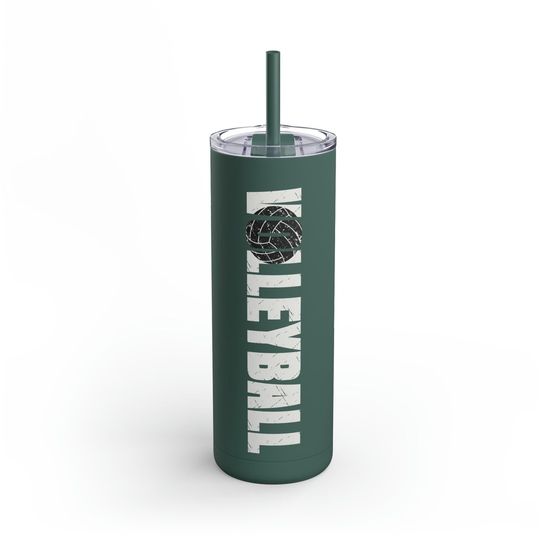 Volleyball 20oz Skinny Matte Tumbler