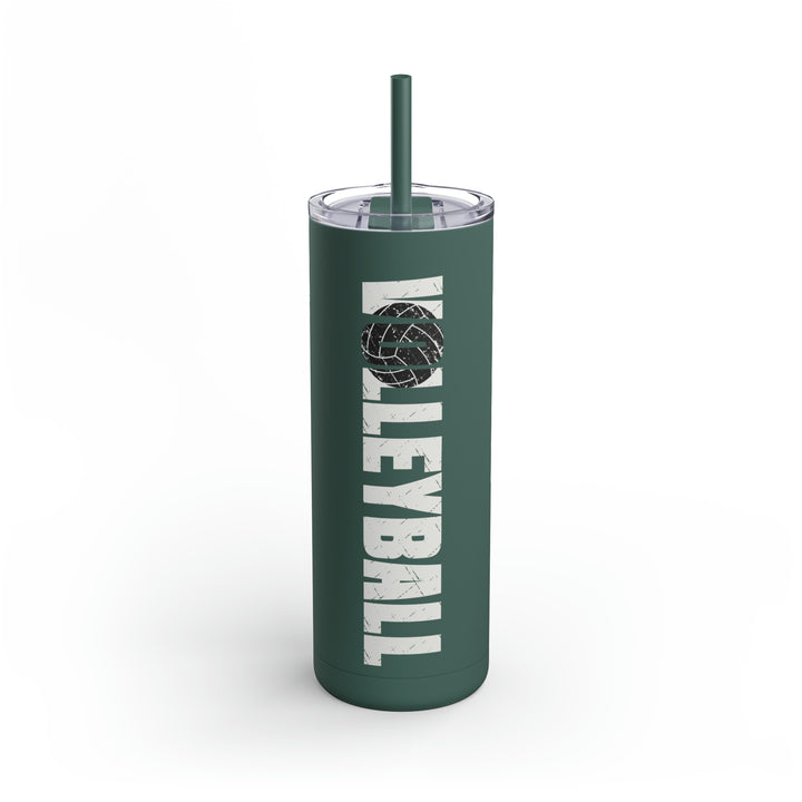 Volleyball 20oz Skinny Matte Tumbler