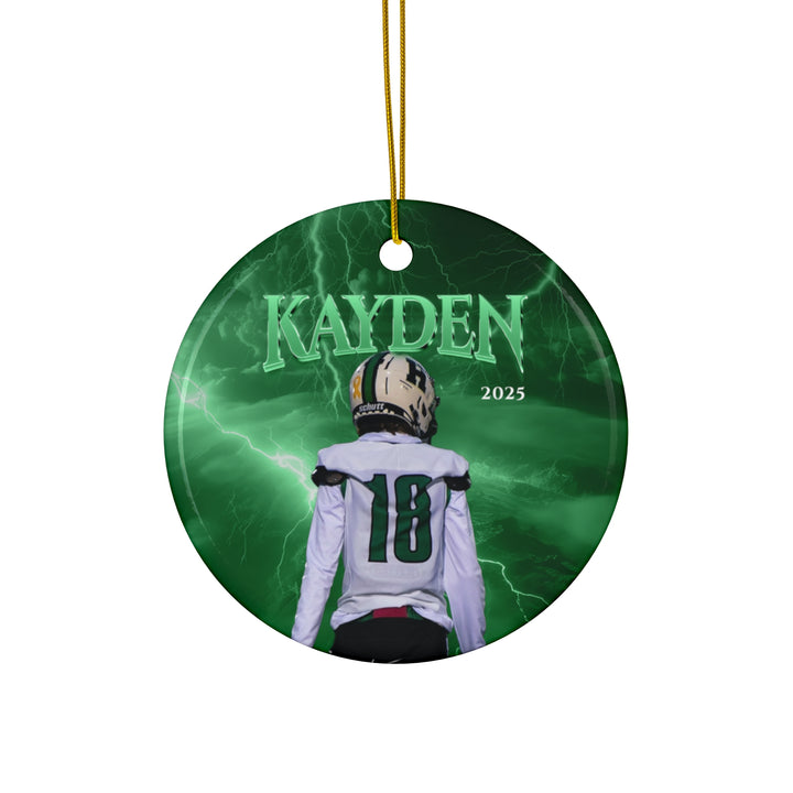 Fusion Design Ceramic Ornament