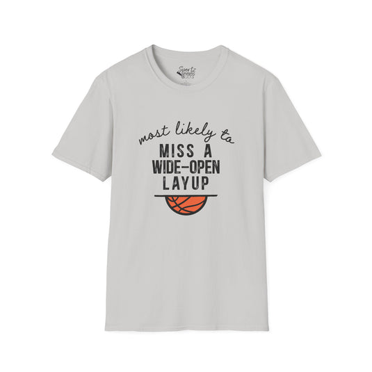 Most Likely To Basketball Adult Unisex Basic T-Shirt