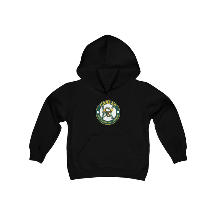 Coaler Youth Baseball Unisex Youth Hooded Sweatshirt