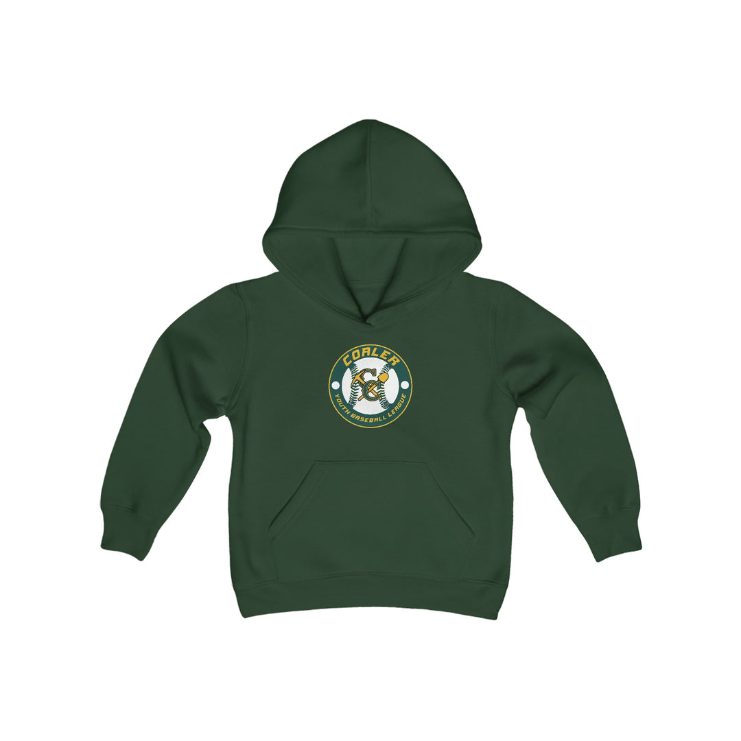 Coaler Youth Baseball Unisex Youth Hooded Sweatshirt