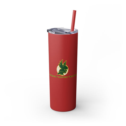 Colorado Valkyrie Volleyball Club Skinny Tumbler with Straw 20oz