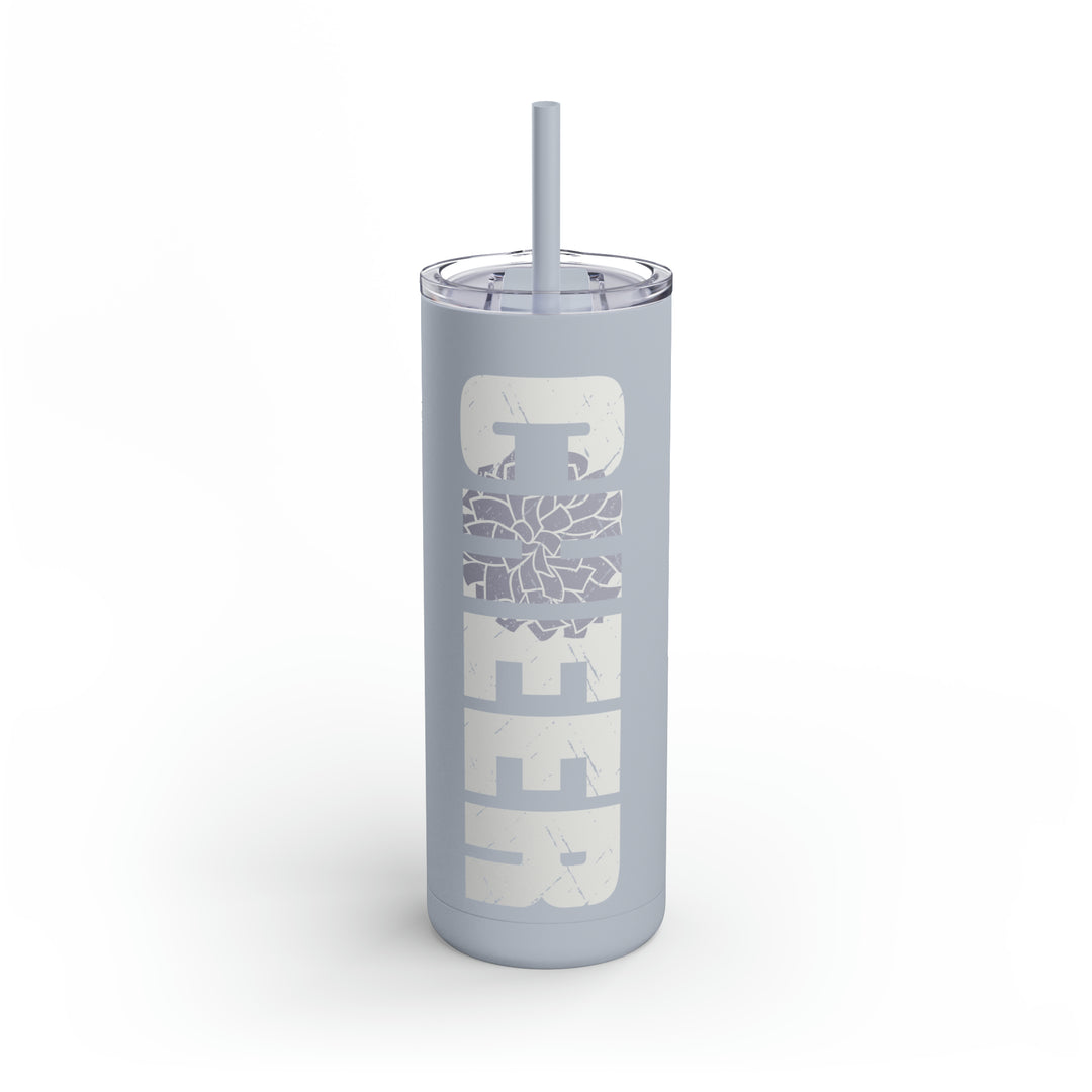 Cheer 20oz Skinny Matte Tumbler