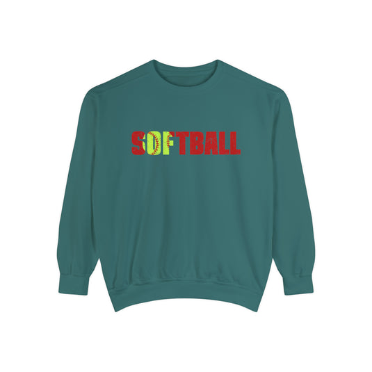 Softball Adult Unisex Premium Crewneck Sweatshirt