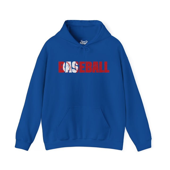 Baseball Adult Unisex Hooded Sweatshirt