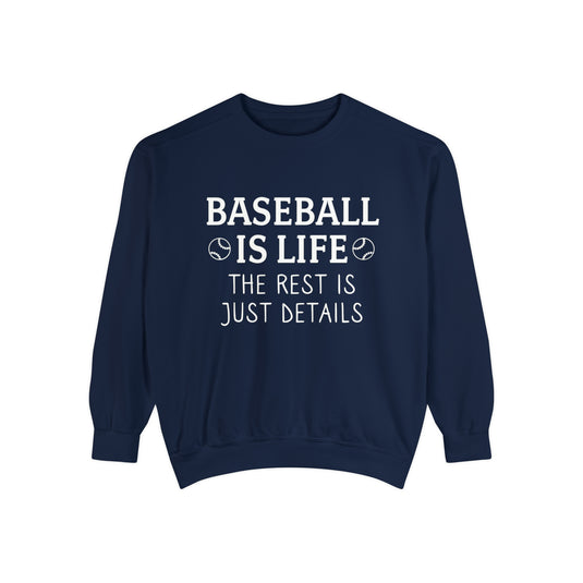 Baseball is Life Adult Unisex Premium Crewneck Sweatshirt
