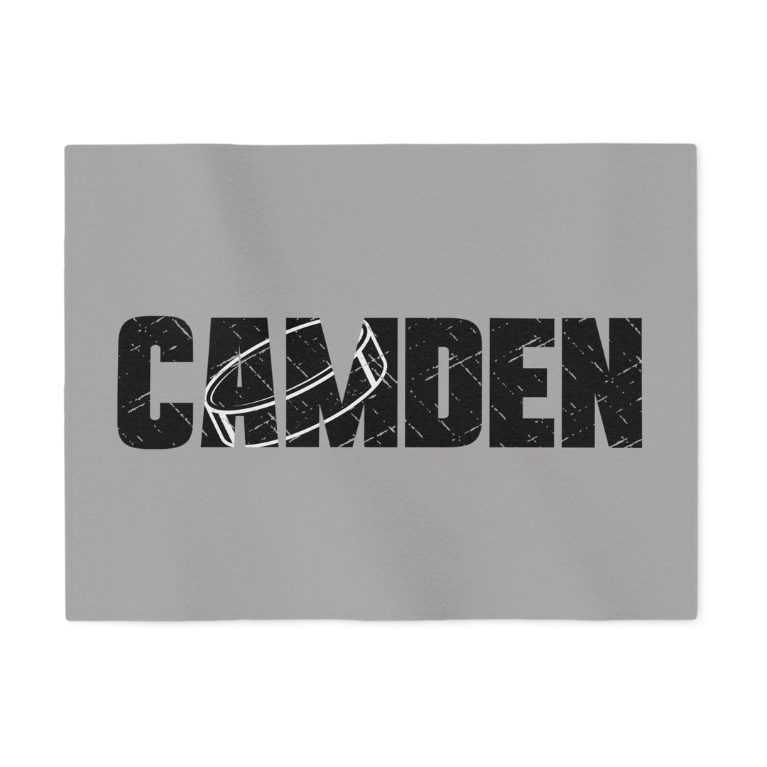 Hockey Sweatshirt Blanket w/Custom Name