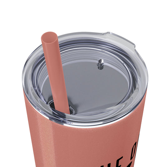 The Only BS I Need Baseball 20oz Skinny Tumbler with Straw in Matte or Glossy