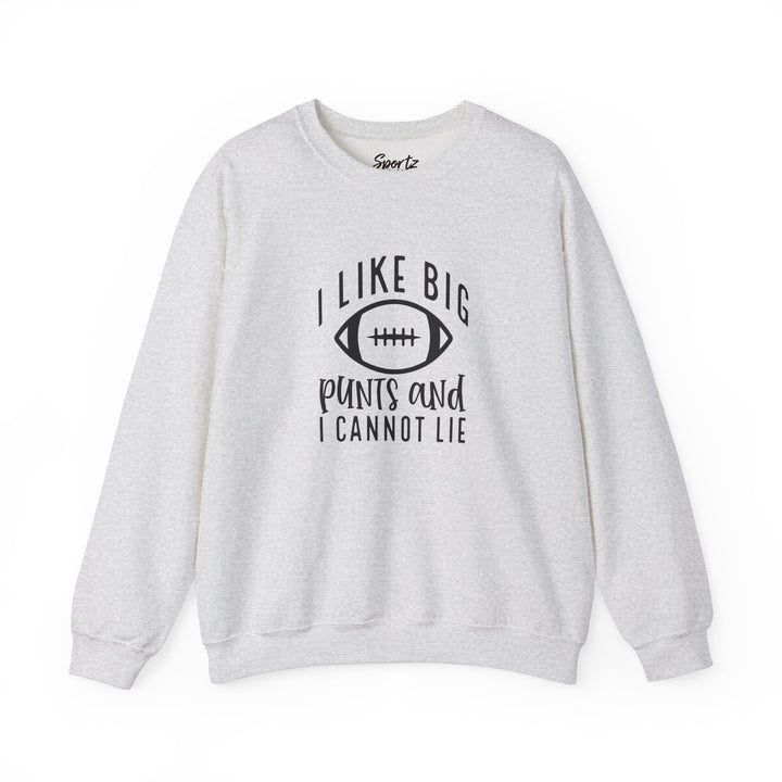 I Like Big Punts Football Adult Unisex Crewneck Sweatshirt