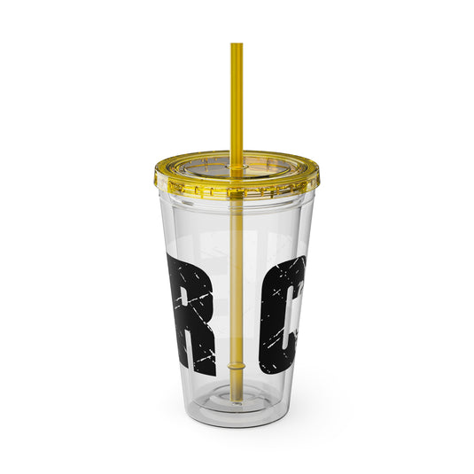 Cheer 16 oz Sunsplash Tumbler with Straw