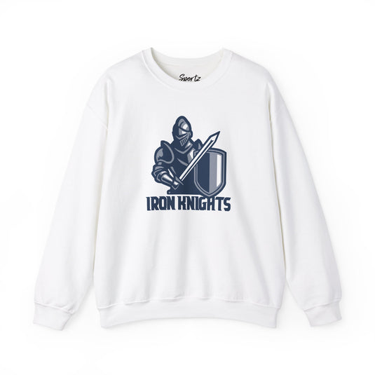 Iron Knights Basic Adult Unisex Crewneck Sweatshirt W/Knight Logo Only