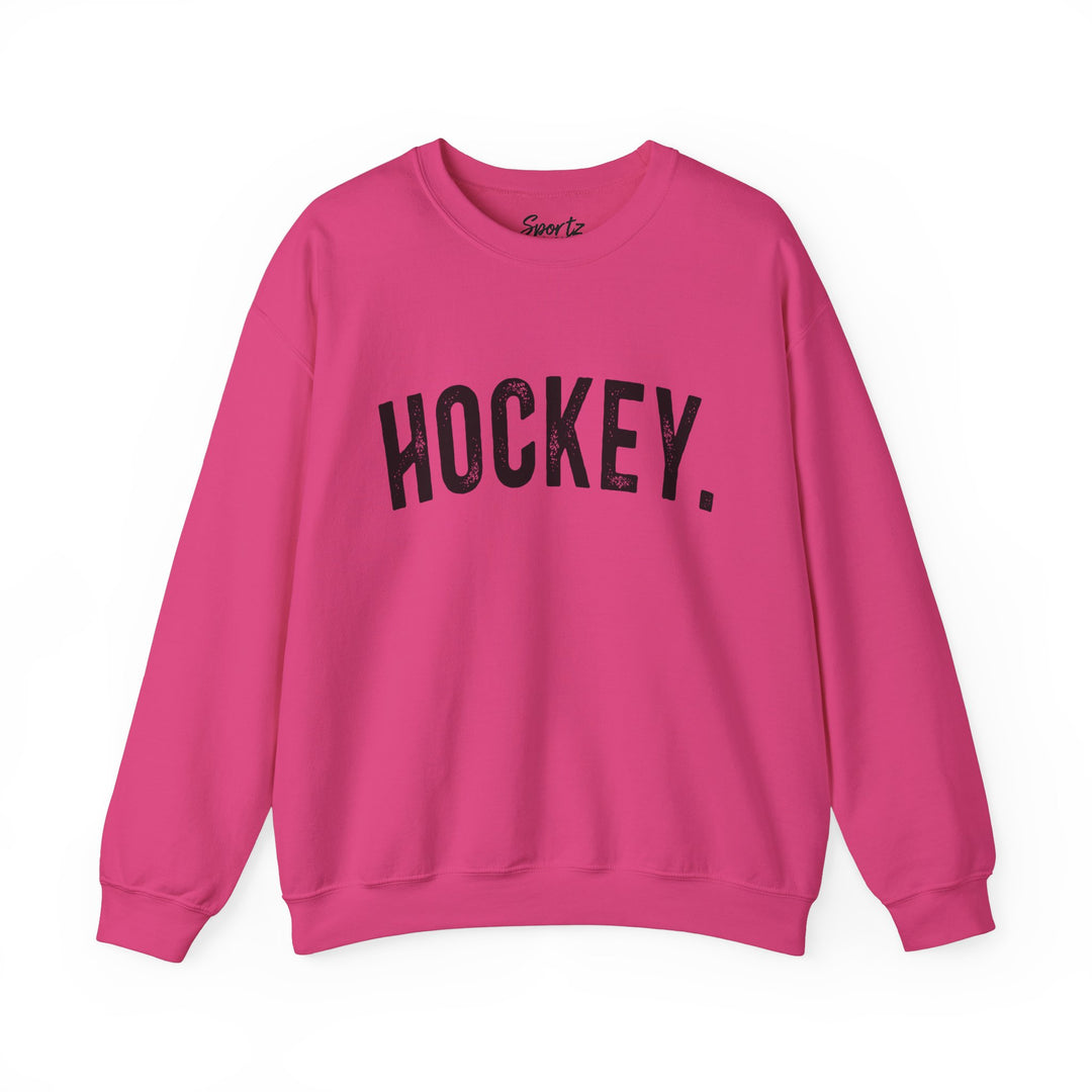 Rustic Design Hockey Adult Unisex Crewneck Sweatshirt