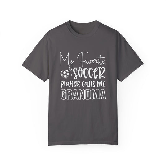 My Favorite Soccer Player (Grandma Version) Adult Unisex Premium T-Shirt