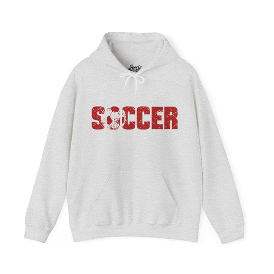 Soccer Adult Unisex Basic Hooded Sweatshirt