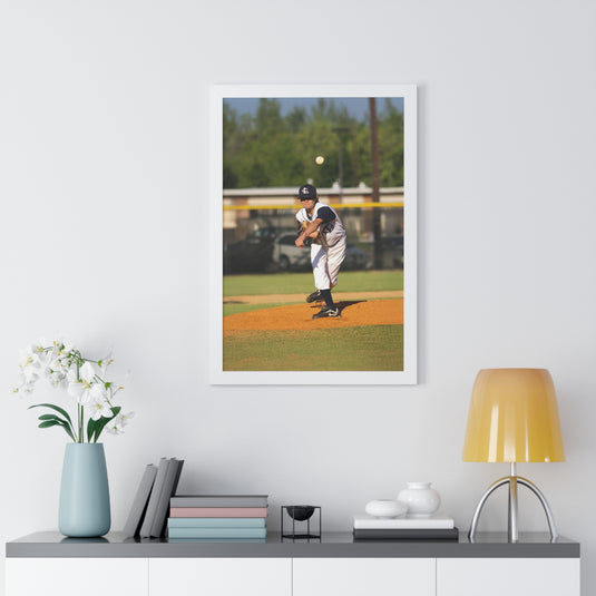 Quick Slants Photography Framed Vertical Poster