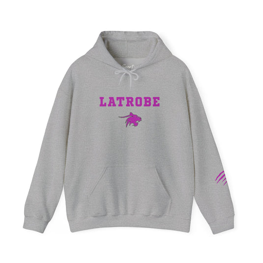 Latrobe Boys Soccer Unisex Adult Basic Hooded Sweatshirt - Cancer Design