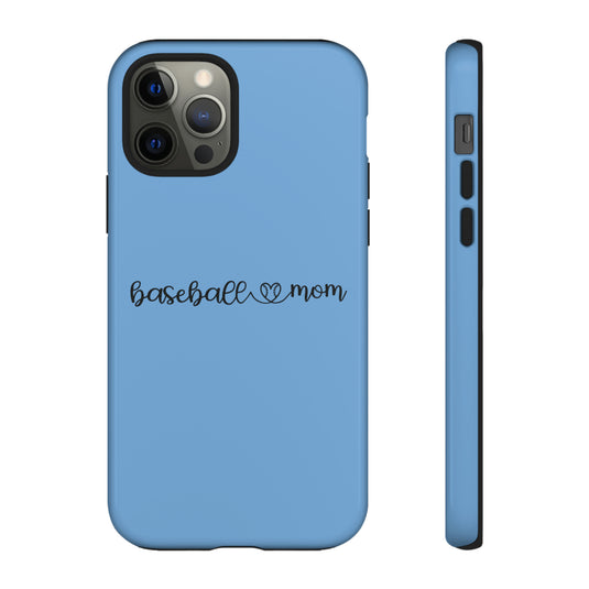 Baseball Mom Phone Case with Heart