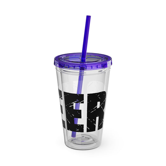 Cheer 16 oz Sunsplash Tumbler with Straw