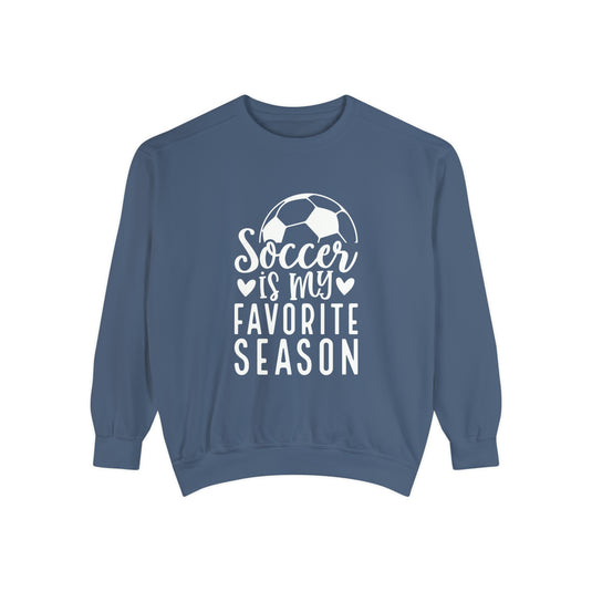 Soccer is My Favorite Season Adult Unisex Premium Crewneck Sweatshirt