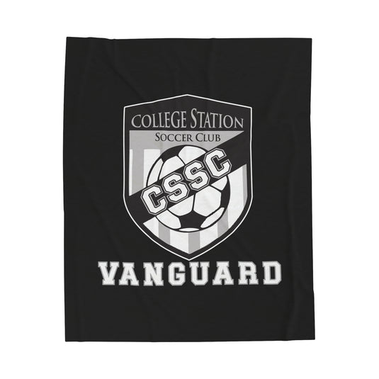 College Station Soccer Club Vanguard Velveteen Plush Blanket