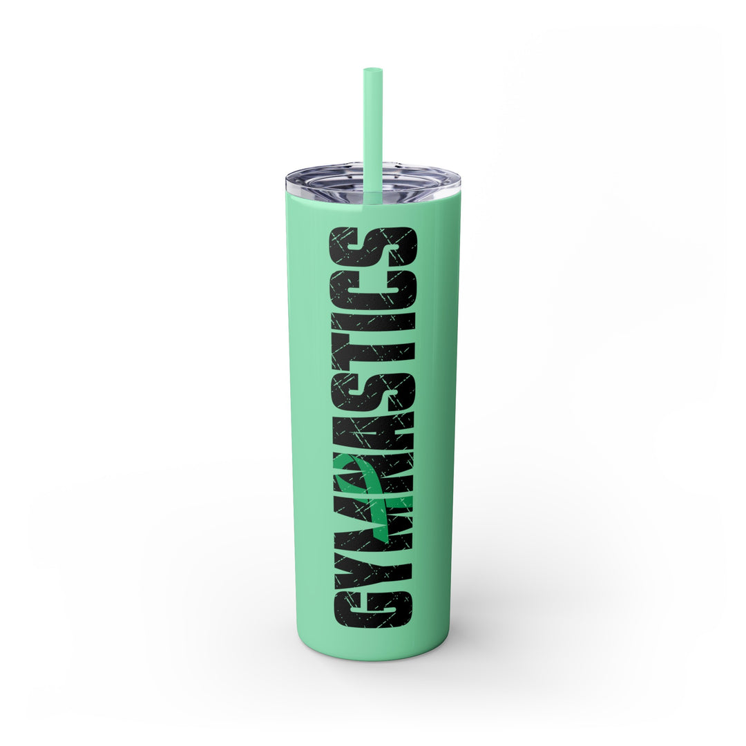 Cancer Ribbon Pick Your Sport 20oz Skinny Tumbler with Straw
