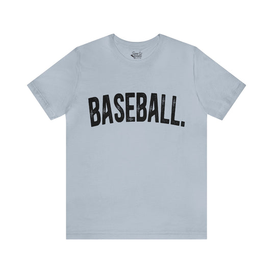 Rustic Design Baseball Adult Unisex Mid-Level T-Shirt