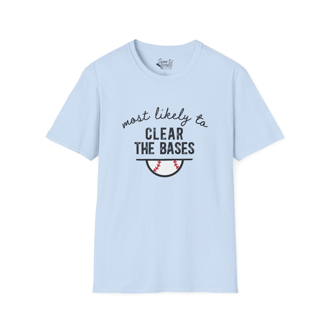 Most Likely To Baseball Adult Unisex T-Shirt