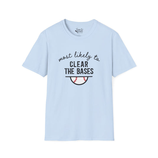 Most Likely To Baseball Adult Unisex Basic T-Shirt