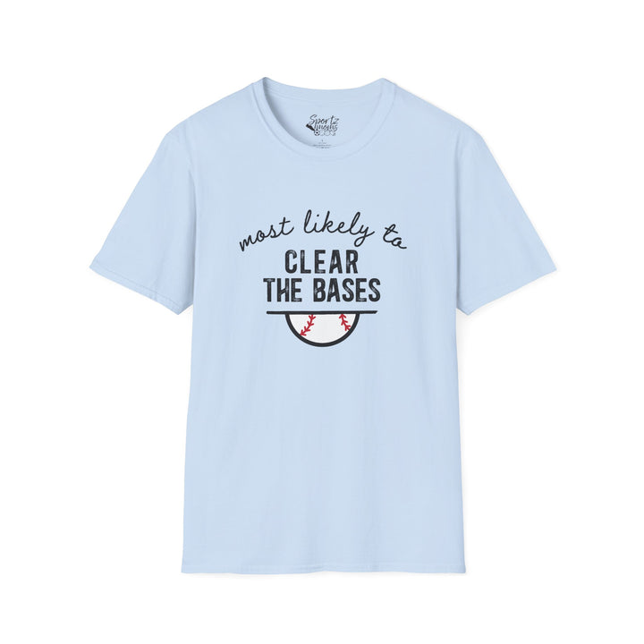 Most Likely To Baseball Adult Unisex T-Shirt
