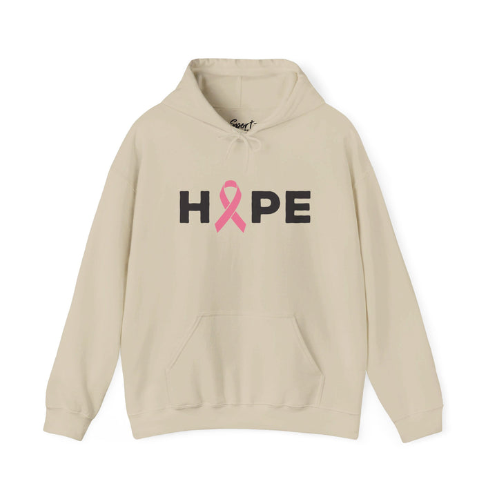 Hope Cancer Ribbon Adult Unisex Hooded Sweatshirt