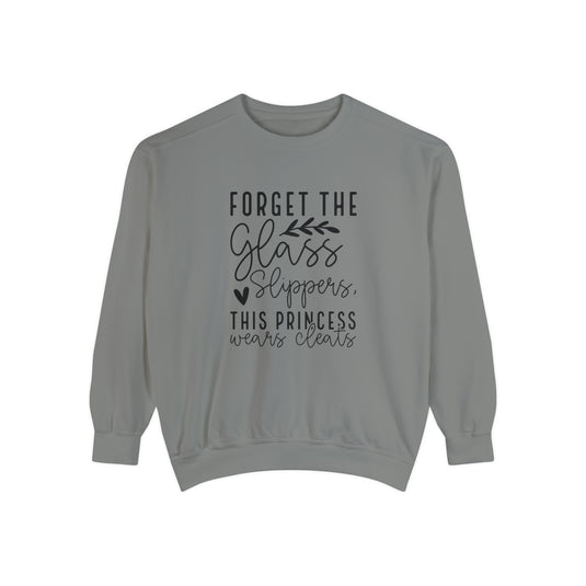 Forget the Glass Slippers Lacrosse Adult Unisex Premium Crewneck Sweatshirt