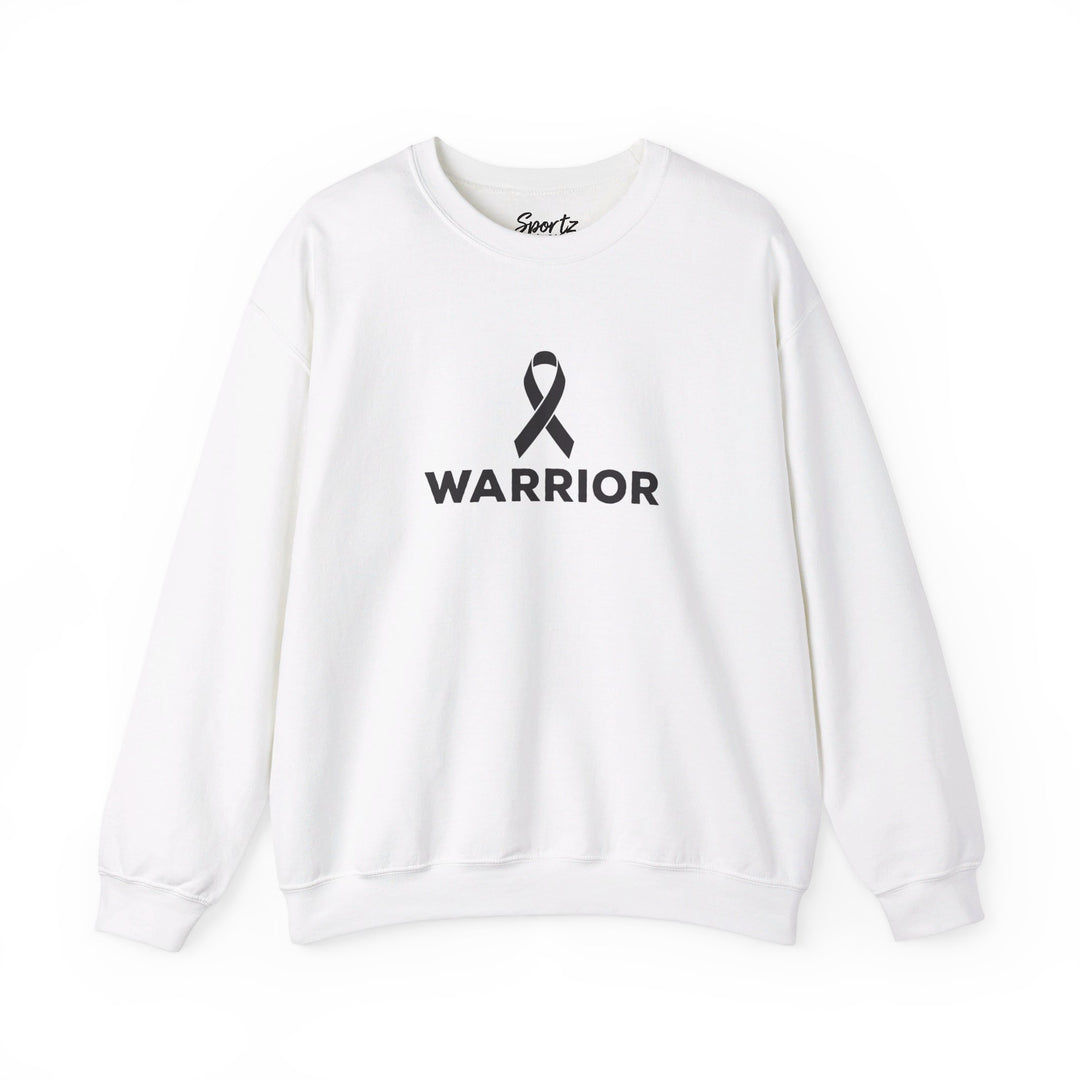 Cancer Ribbon Warrior Adult Unisex Crewneck Sweatshirt