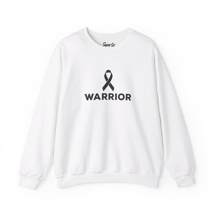 Cancer Ribbon Warrior Adult Unisex Crewneck Sweatshirt